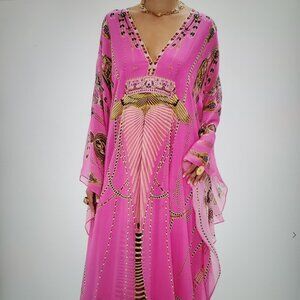 Long Kaftan with waist detail Song of the Scarab - Camilla